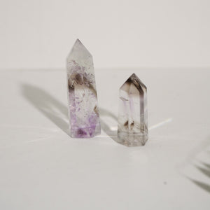 Raw Amethyst & Quartz Amulet