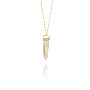 Raw Citrine Amulet