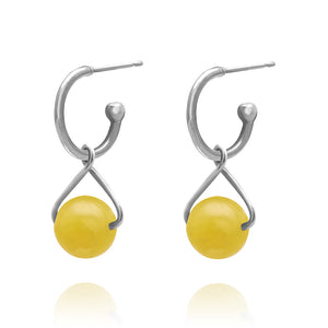 BEADED CHARM EARRINGS