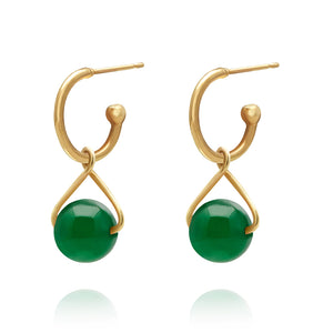 BEADED CHARM EARRINGS