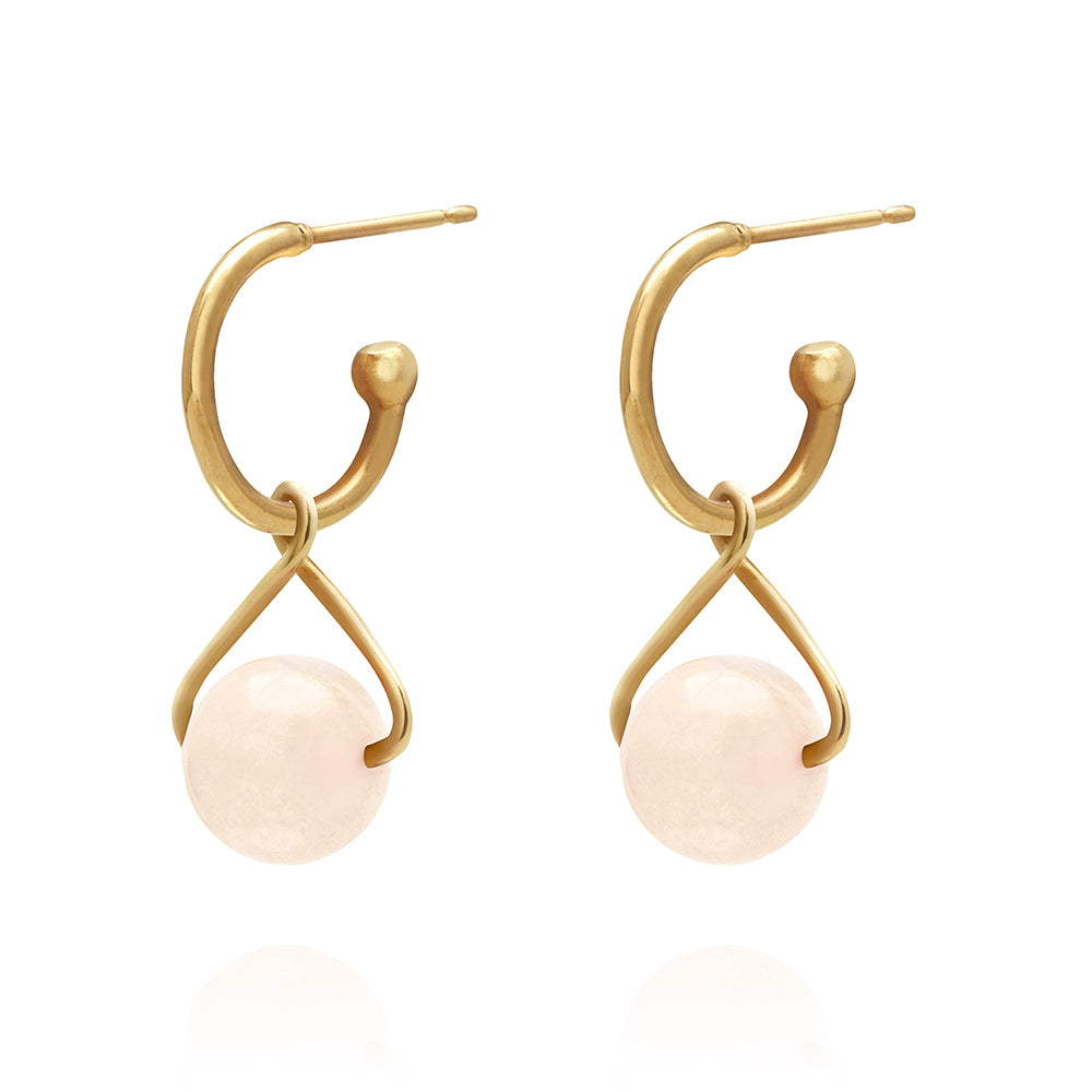 BEADED CHARM EARRINGS