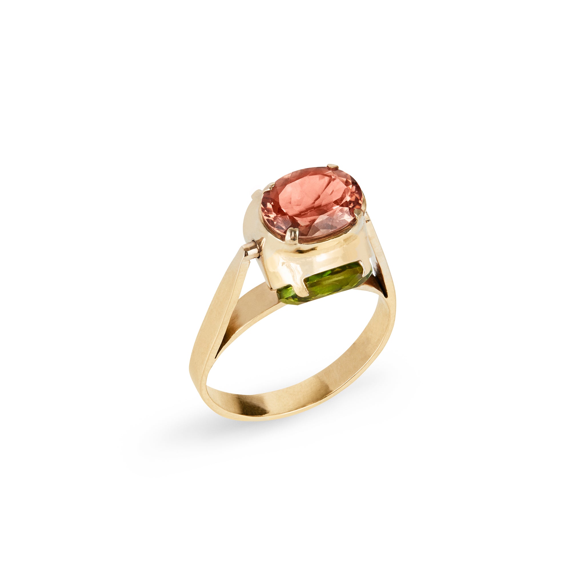 THE BESPOKE Spinning Stone Ring - MEDIUM