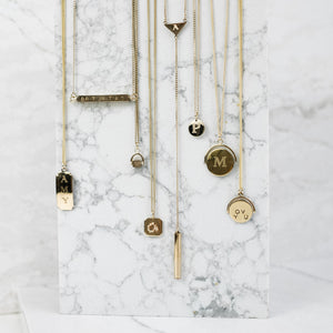 PERSONALISED SPINNING DISC NECKLACE
