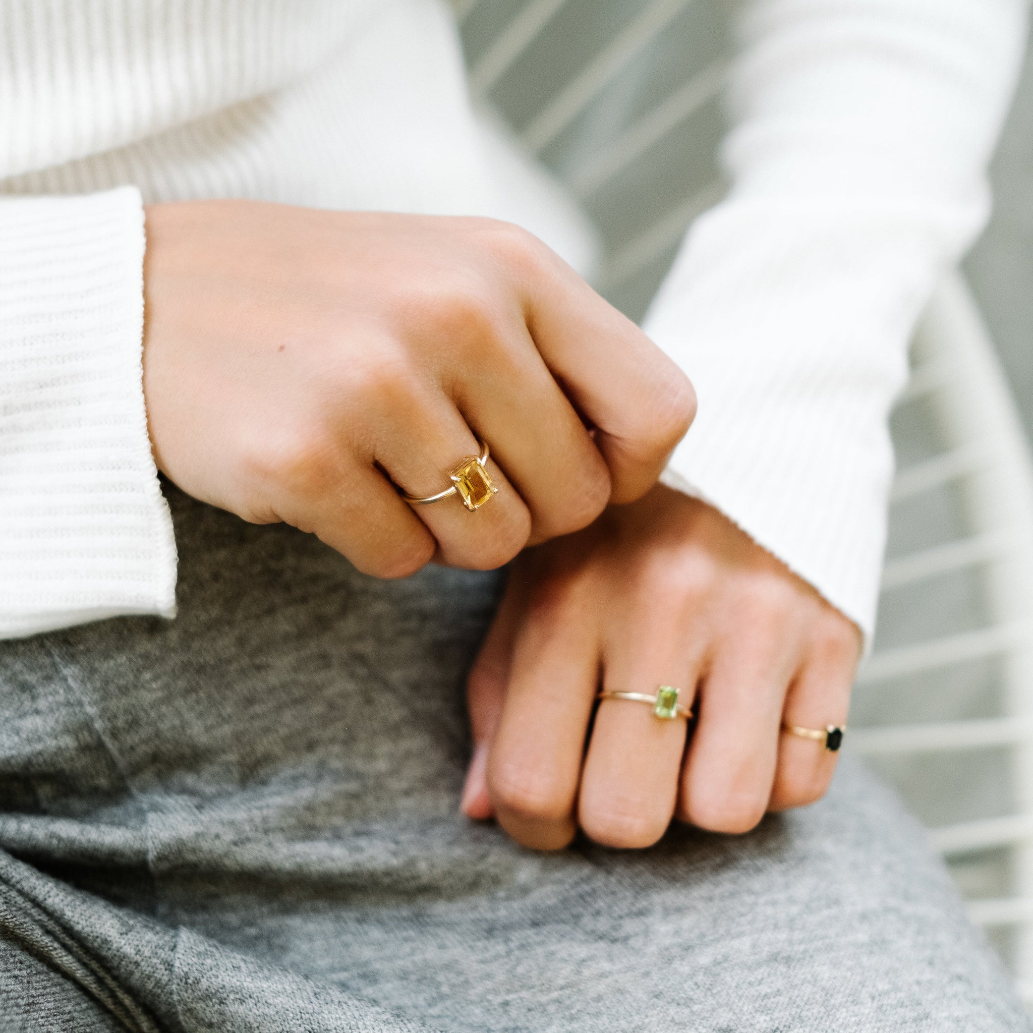 The Monica Ring - 17 stone options
