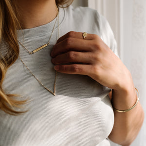 PEACE & EQUALITY V NECKLACE