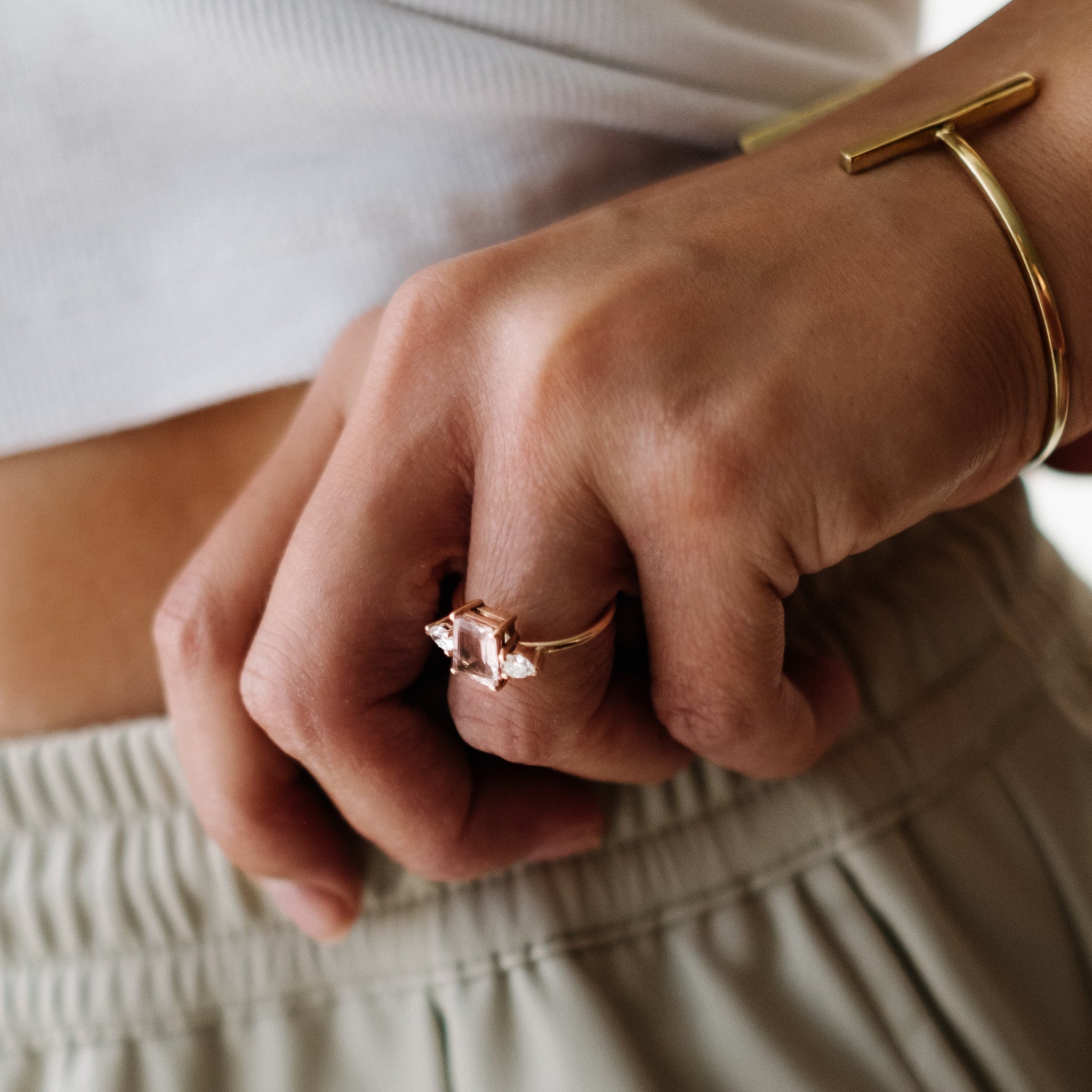 The Margot Ring - 18 stone options