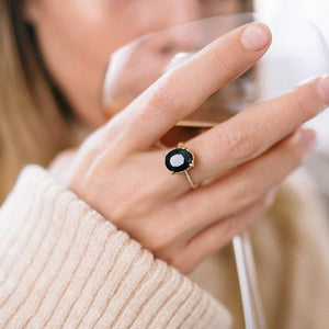 The Carrie Ring - 16 stone options