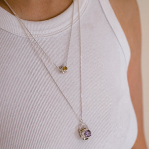 Medium Bespoke Crystal Dial Necklace