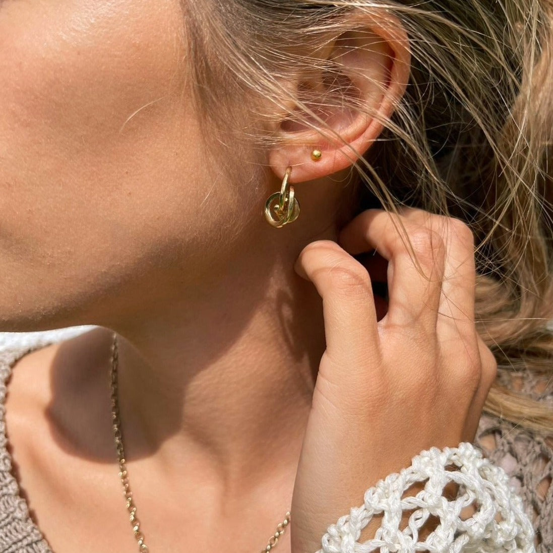 Knot Earrings - Small