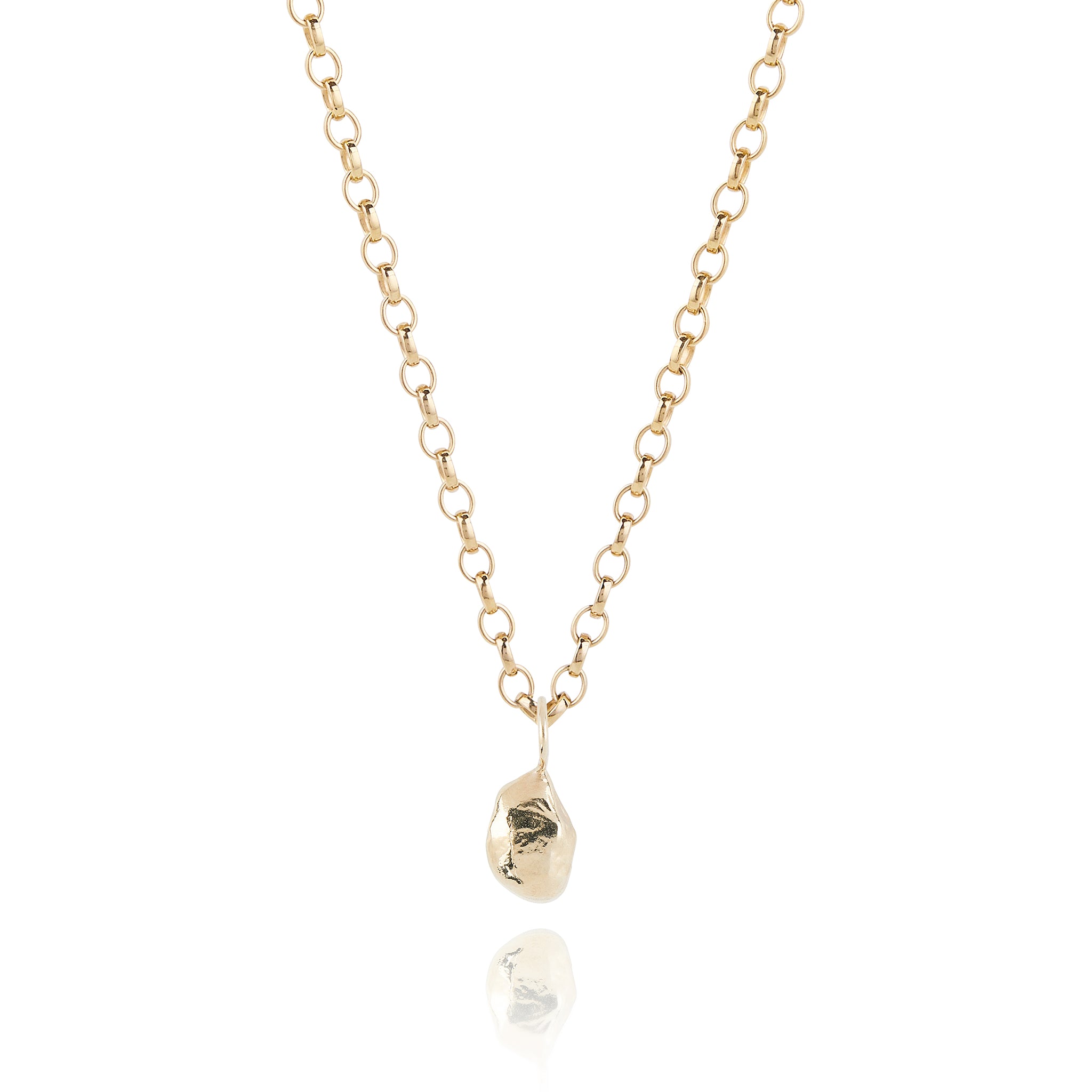 Molten Nugget Necklace - Chunky Chain