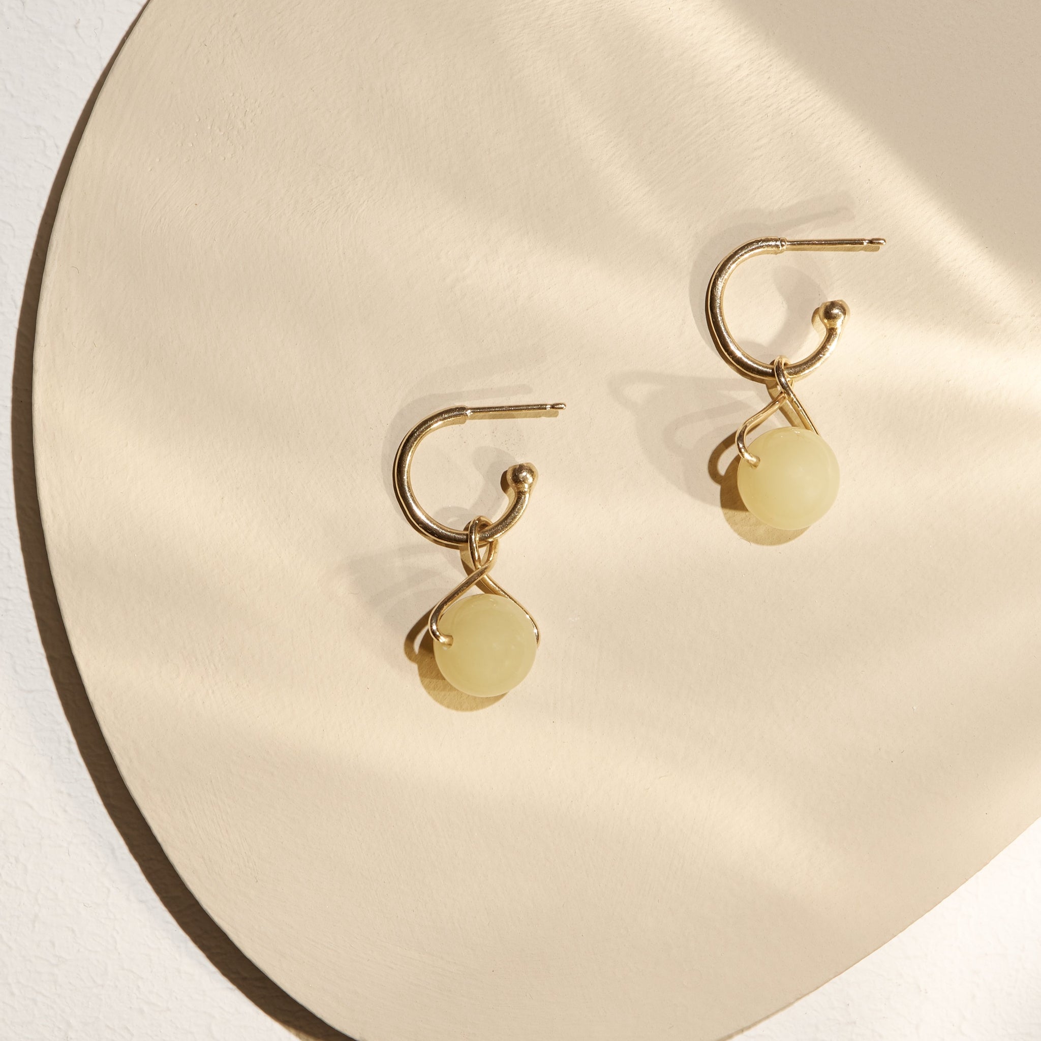 BEADED CHARM EARRINGS