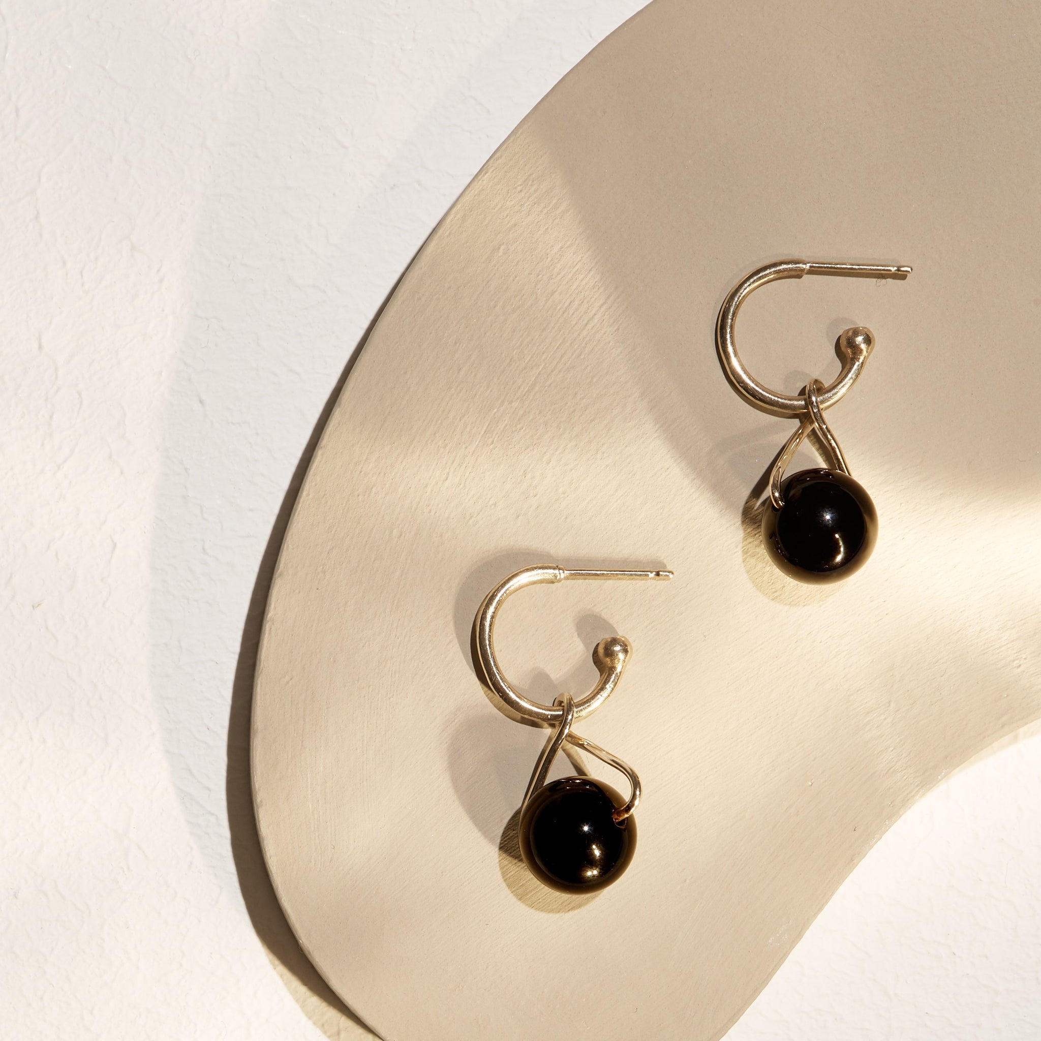 BEADED CHARM EARRINGS