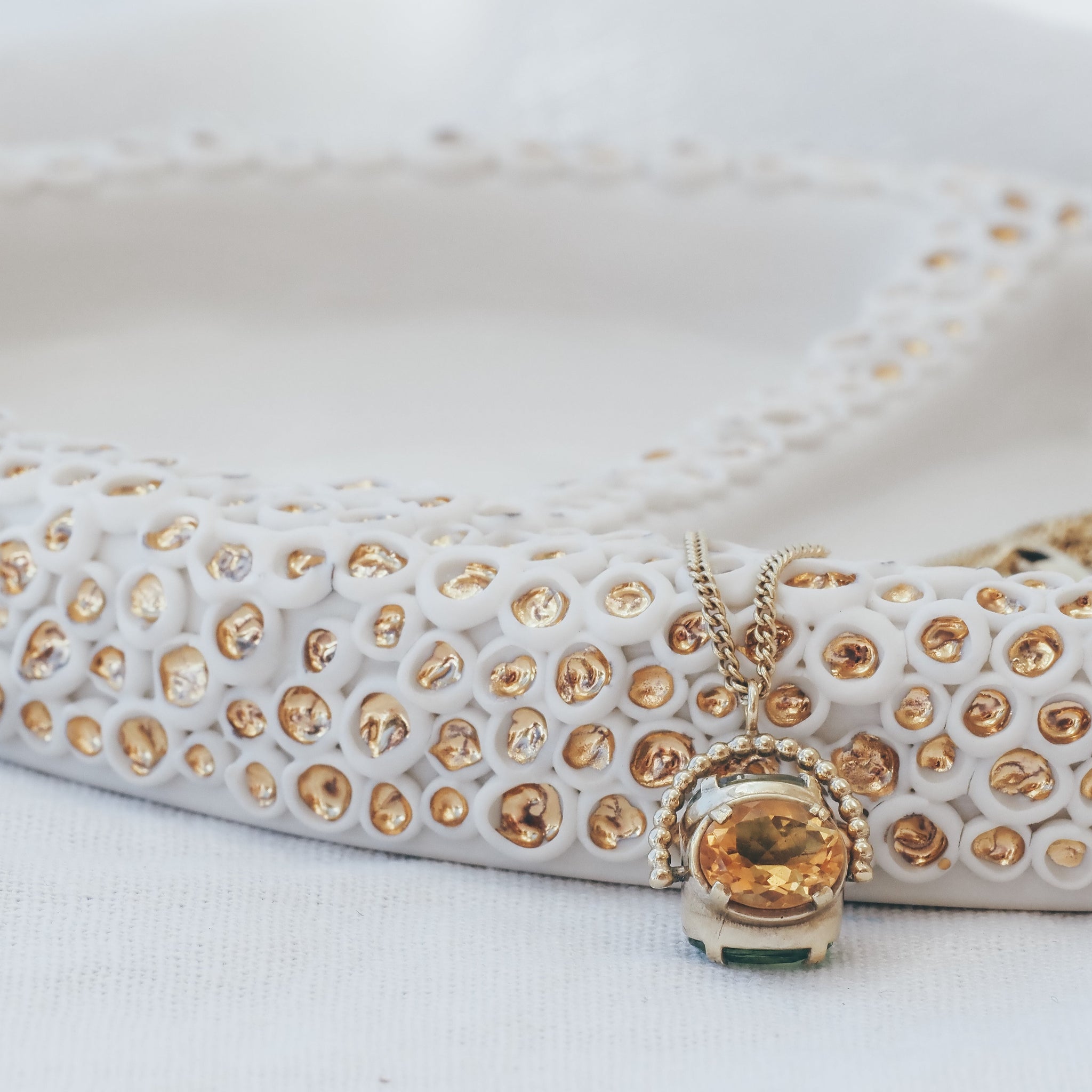 A R T x Sayegh & Sayegh - Partitioned Dragon Egg Trinket Dish