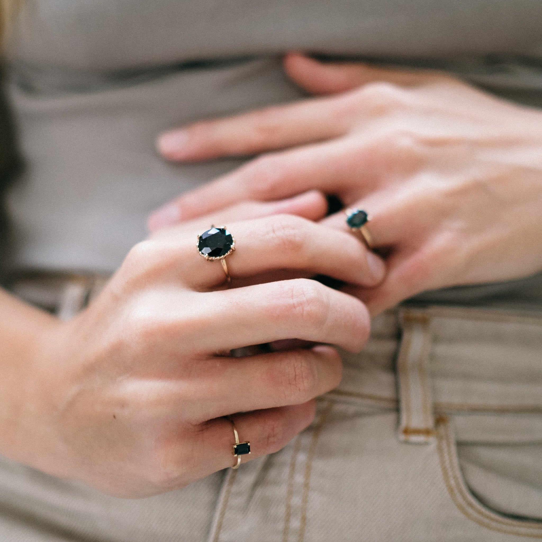 The Carrie Ring - 16 stone options