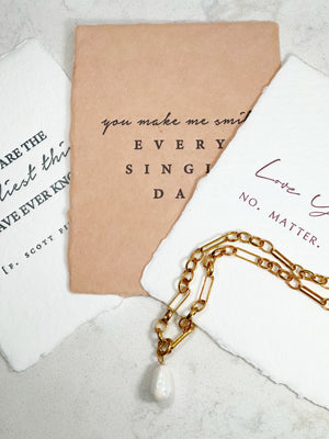 "With love always" greeting card by Paper Baristas