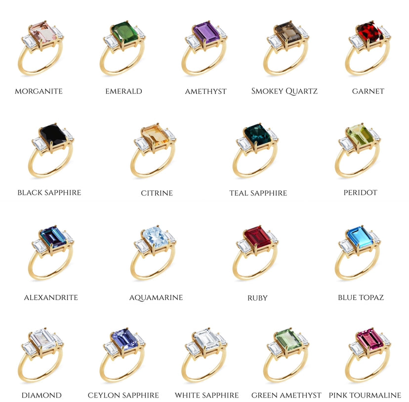 The Kate Ring - 18 stone options