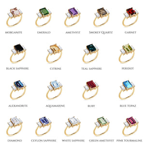 The Kate Ring - 18 stone options