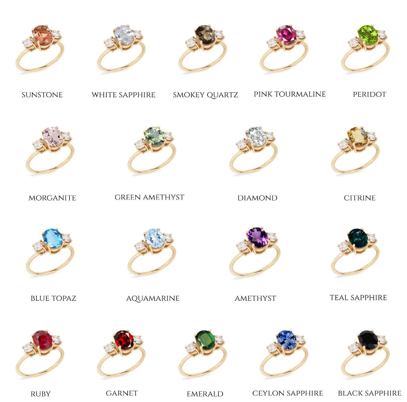 The Vivienne Ring - 19 stone options