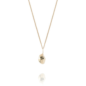 Molten Nugget Necklace - Fine Chain