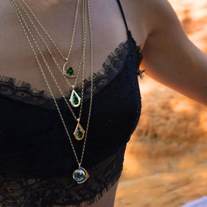 Waxing Crescent - Diopside