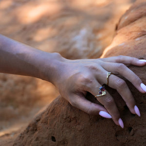 Waxing Crescent Stacking Ring