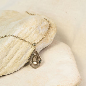 Star Seed Ashes Pendant - Garnet