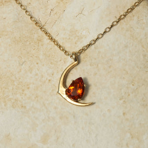 Waxing Crescent - Madeira Citrine