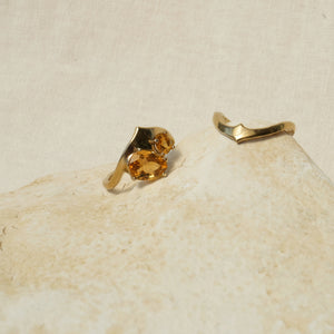 Tu Et Moi Ring - Garnet