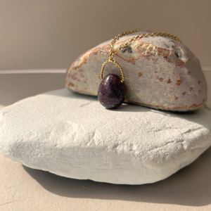 Hormone Harmony Pendant - Lepidolite
