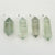 Raw Green Amethyst Double Point Amulet