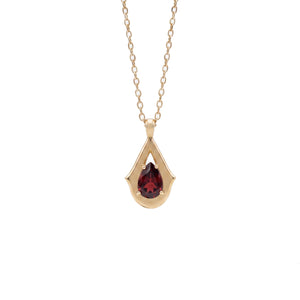 Star Seed Ashes Pendant - Garnet