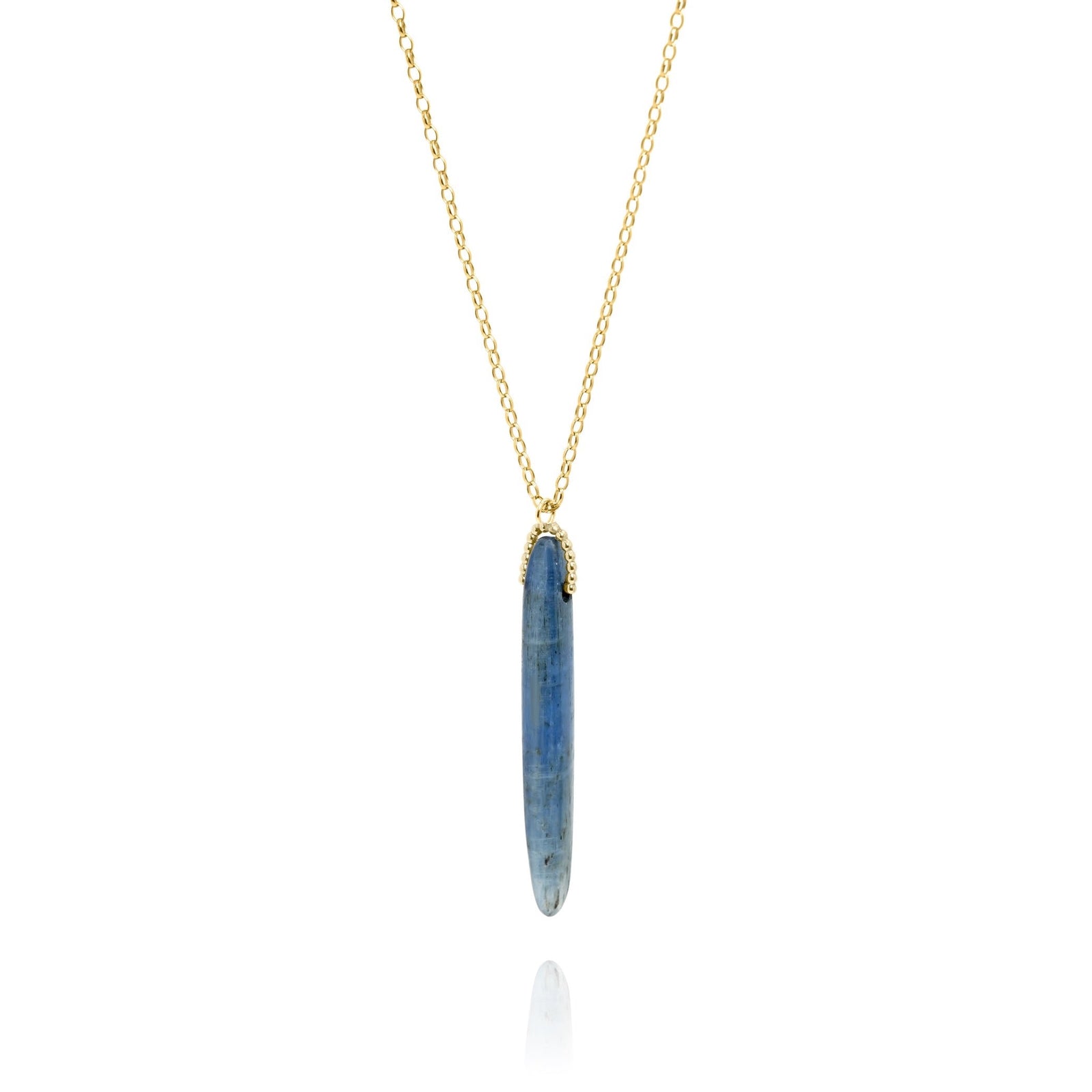 Raw Kyanite Amulet