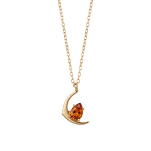 Waxing Crescent - Madeira Citrine