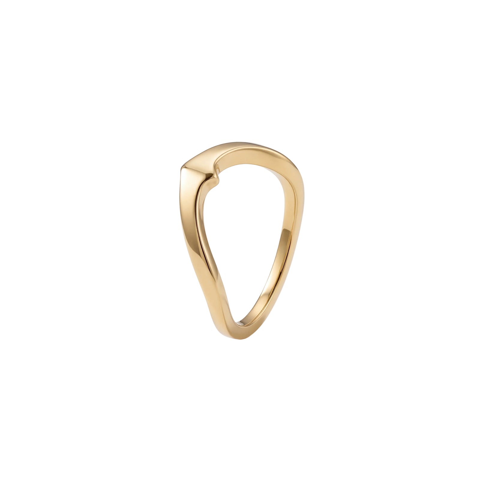 Waxing Crescent Stacking Ring
