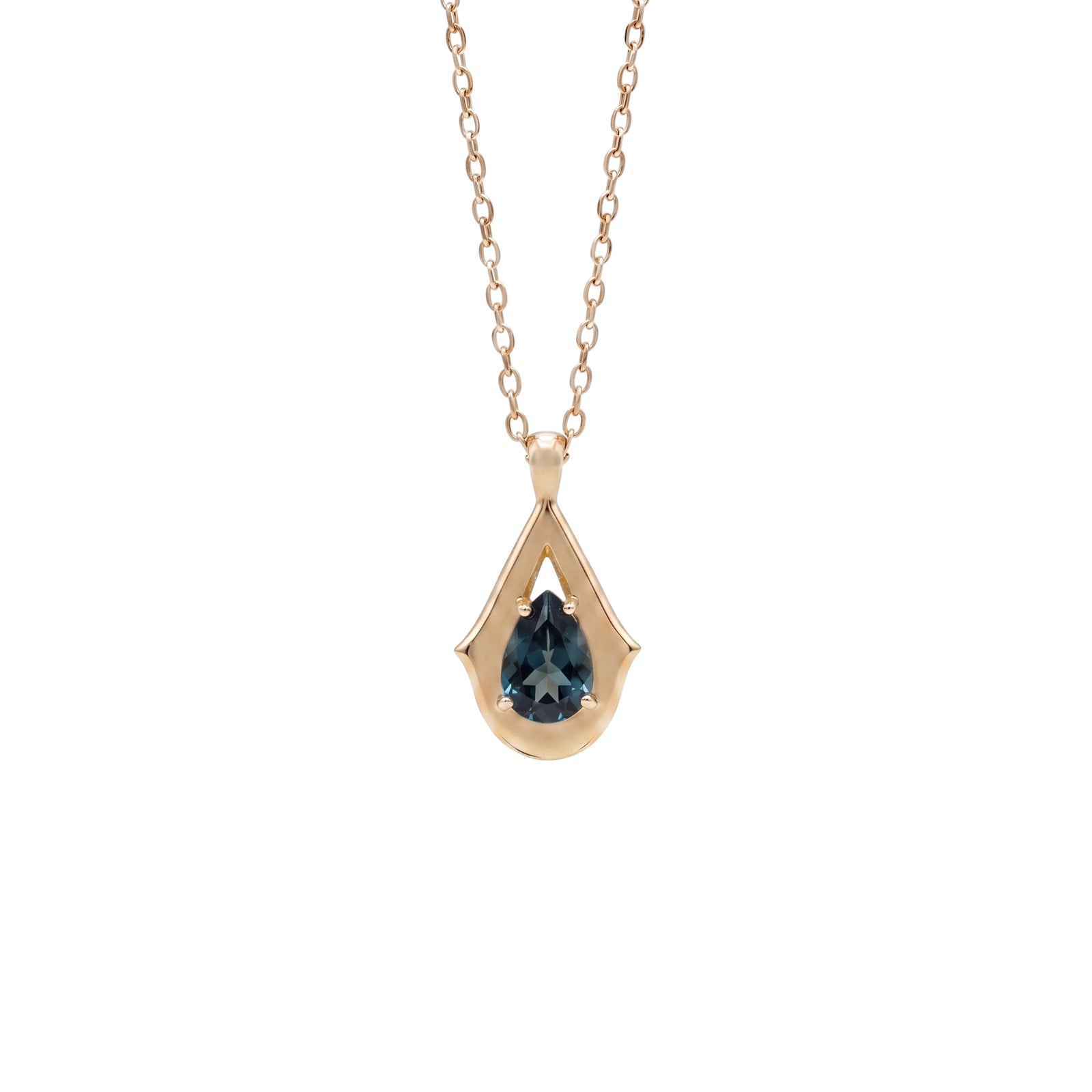 Star Seed Ashes Pendant - London Blue Topaz