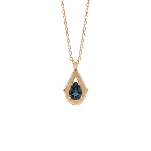 Star Seed Ashes Pendant - London Blue Topaz