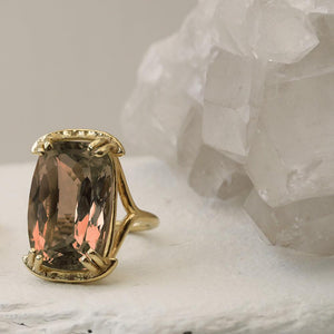 Divinity Ring - Smokey Quartz