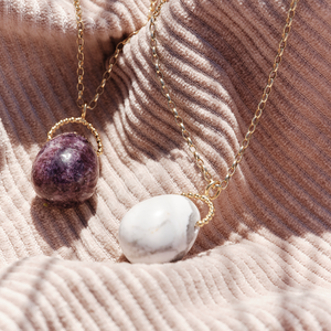 Hormone Harmony Pendant - Lepidolite