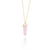 Raw Rose Quartz Tower Amulet