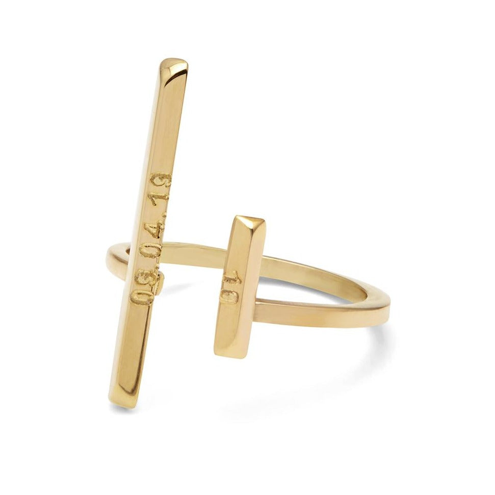 ASYMMETRIC OPEN BAR RING