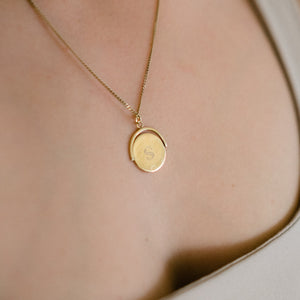 PERSONALISED SPINNING DISC NECKLACE