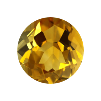 Citrine(Small Spinning stone necklace)