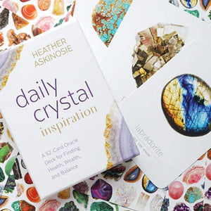 Daily Crystal Inspiration - 52 card oracle deck by Energy Muse