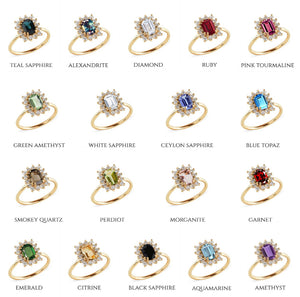 The Diana Ring - 18 stone options