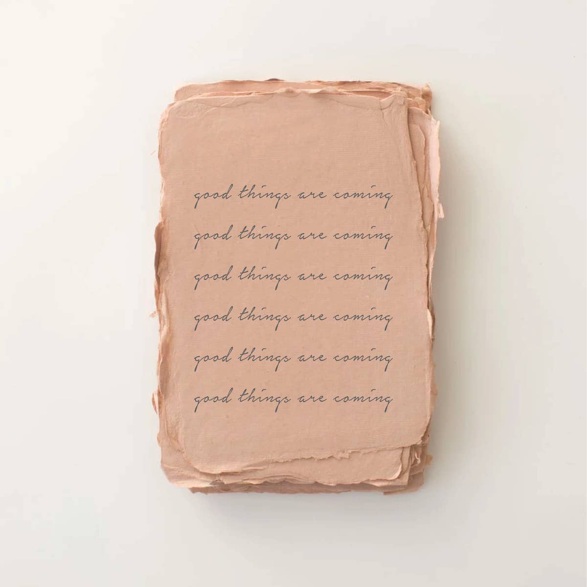 "Good things are coming" greeting card by Paper Baristas