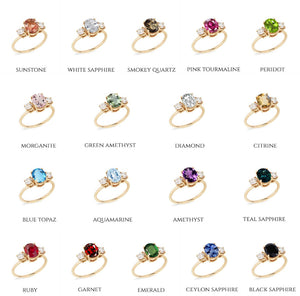 The Vivienne Ring - 19 stone options
