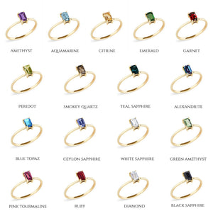 The Monica Ring - 17 stone options