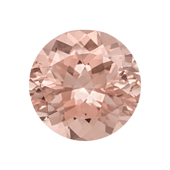 Peach morganite(Small Spinning stone necklace)