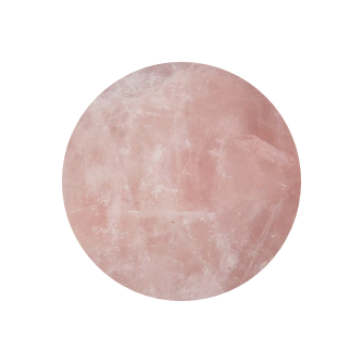 Rose Quartz(Small Spinning stone necklace)