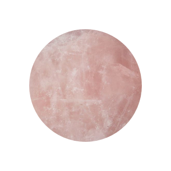 ROSE QUARTZ(for large spinning stone earrings)